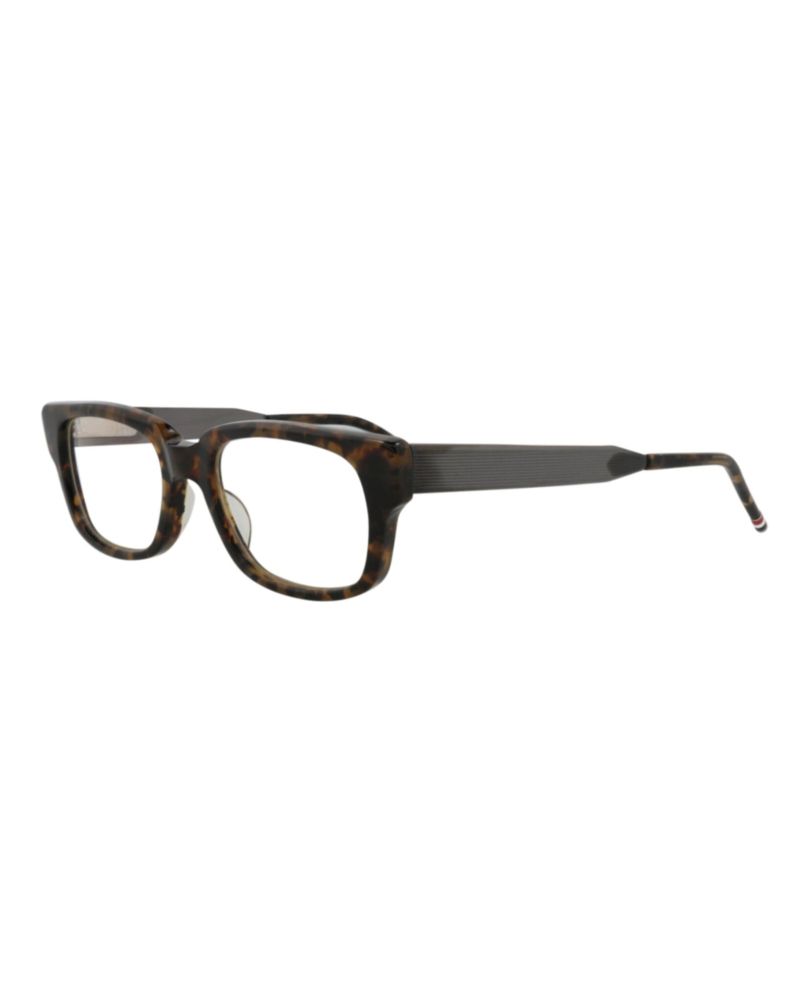 Thom Browne Square Acetate Optical Frames | Grey Multi