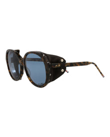 Thom Browne Round Acetate Sunglasses | Tortoise