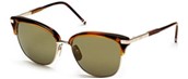 Thom Browne Square Acetate Sunglasses | Gold