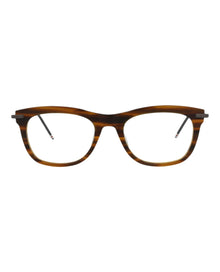 Thom Browne Square Acetate Optical Frames | Walnut