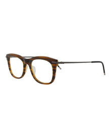 Thom Browne Square Acetate Optical Frames | Walnut