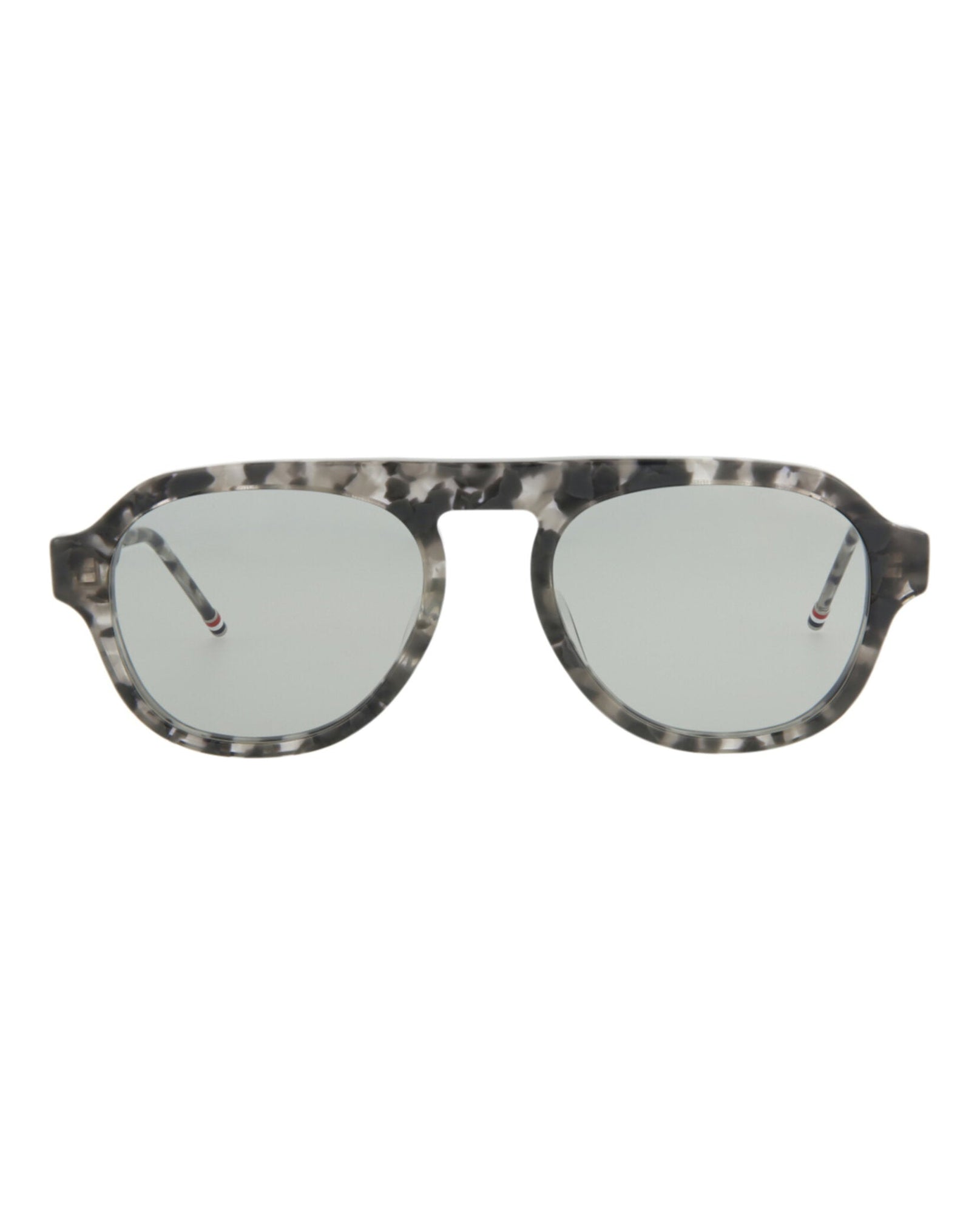 Thom Browne Aviator  Acetate Sunglasses | Grey Multi