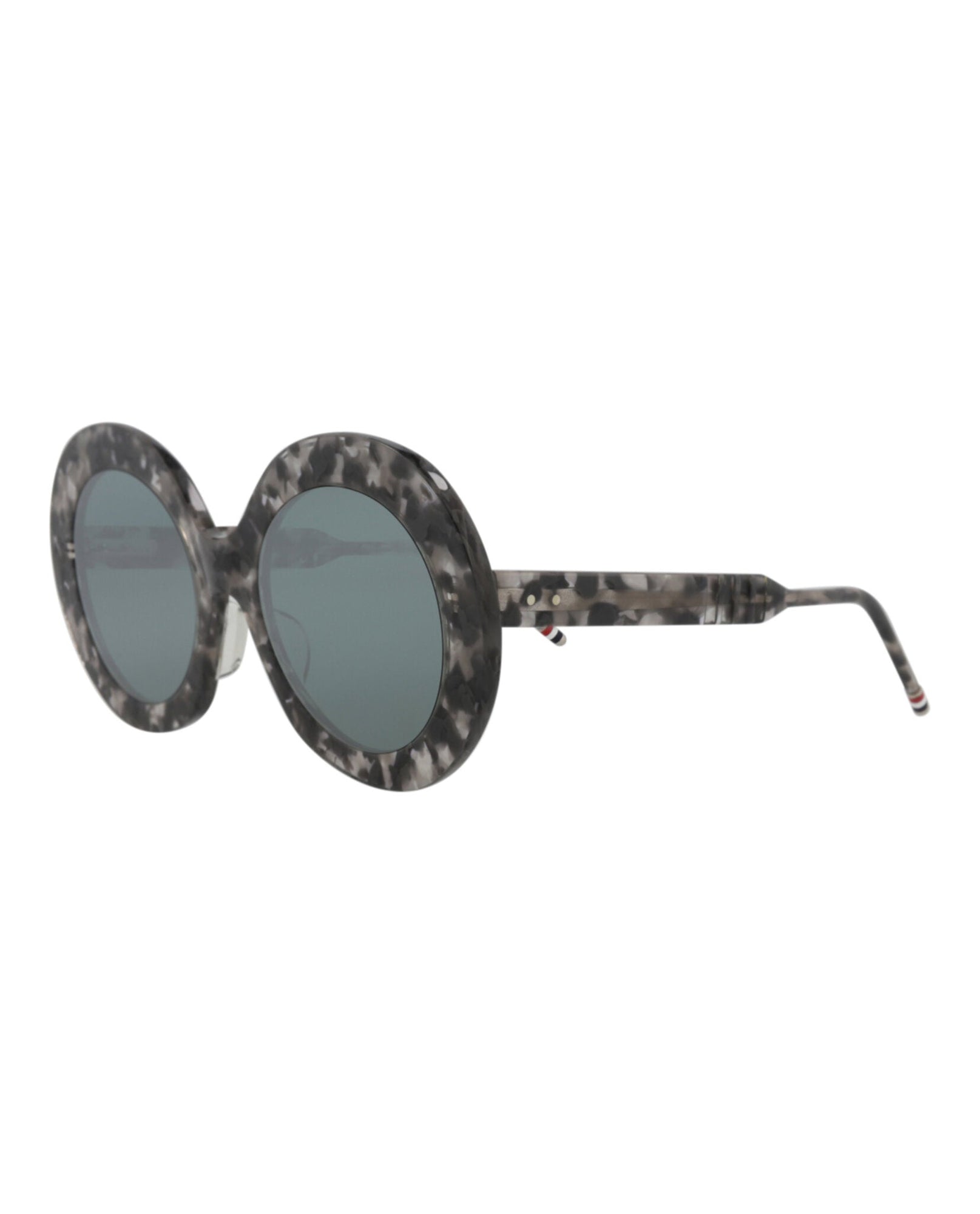 Thom Browne Round Acetate Sunglasses | Grey