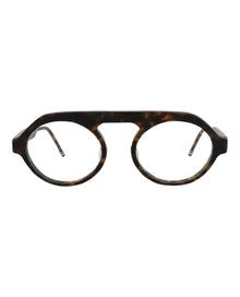 Thom Browne Round Acetate Optical Frames | Black