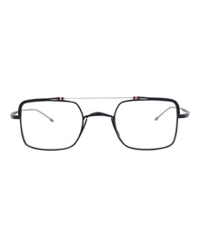 Thom Browne Square Metal Optical Frames | Navy