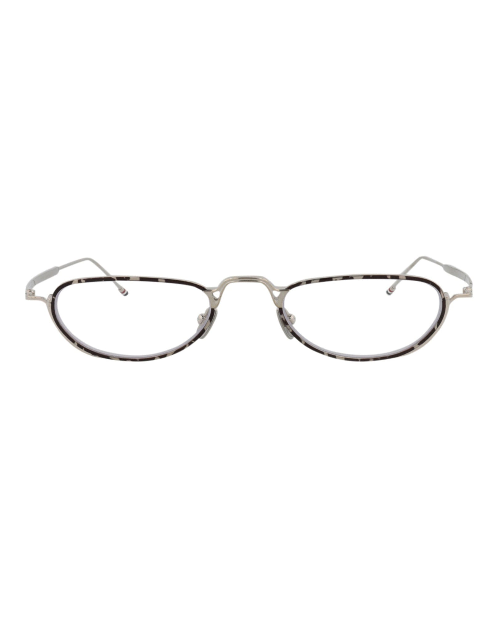 Thom Browne Round Metal Optical Frames | Tortoise