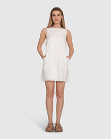 Women | Take A Chance Mini Dress | White