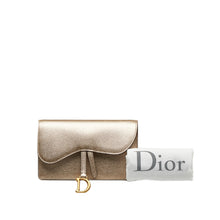 Dior | Pre-Owned Leather Saddle Belt Pouch | Gold