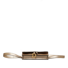 Dior | Pre-Owned Leather Saddle Belt Pouch | Gold