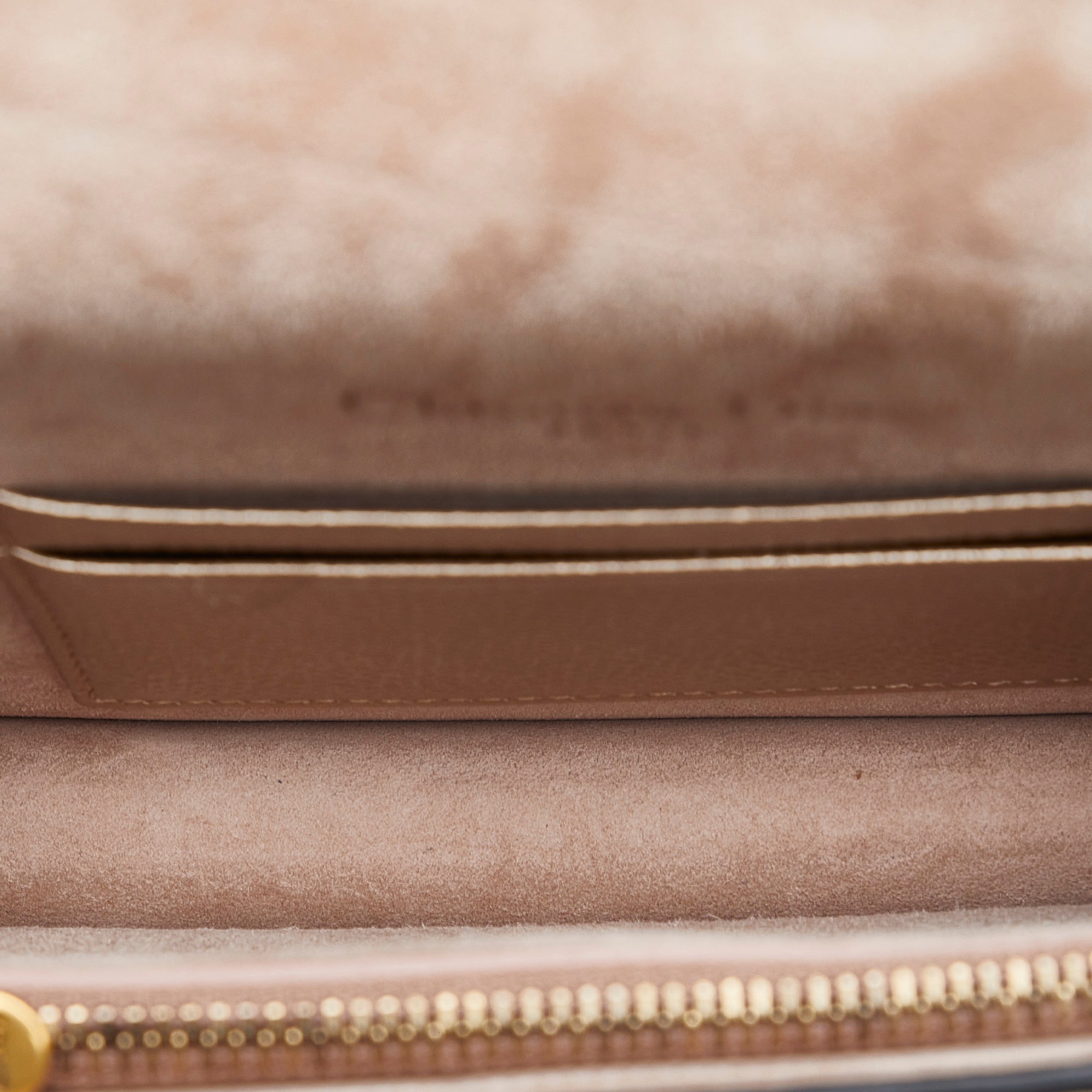 Dior | Pre-Owned Leather Saddle Belt Pouch | Gold