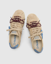 Mens | The Ballet Hairy Suede Sneaker | Oat