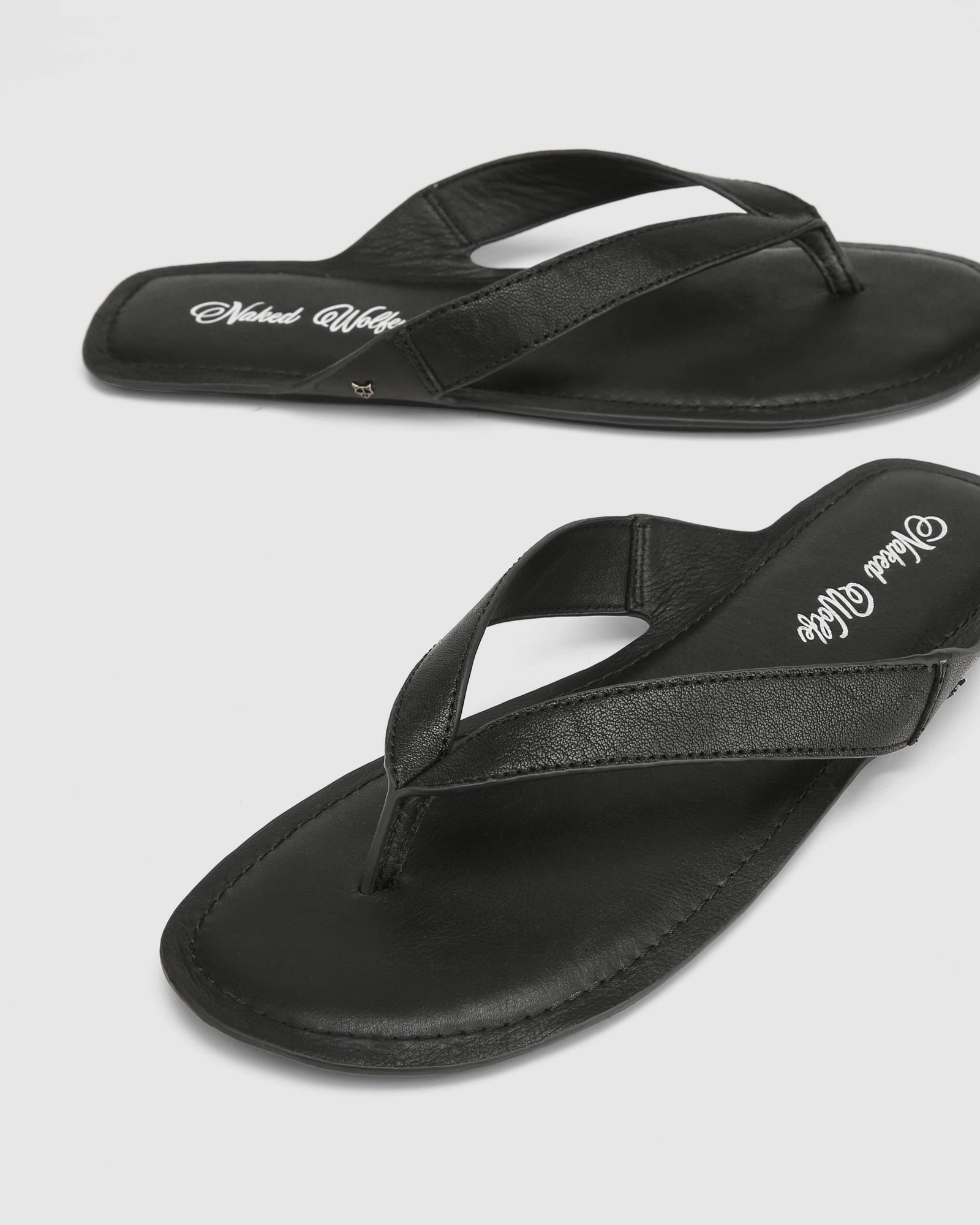 Mens | The Rambo Leather Sandal | Black
