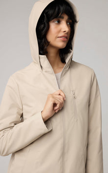 Thelma Semi-Fitted Raincoat With Hood | Hush