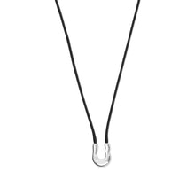 The Lea Cord Pendant Necklace | Sterling Silver