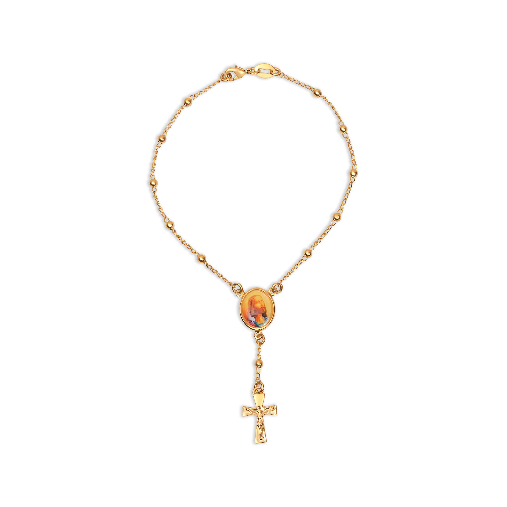 The Christo Rosary Bracelet | 18KT Gold Vermeil