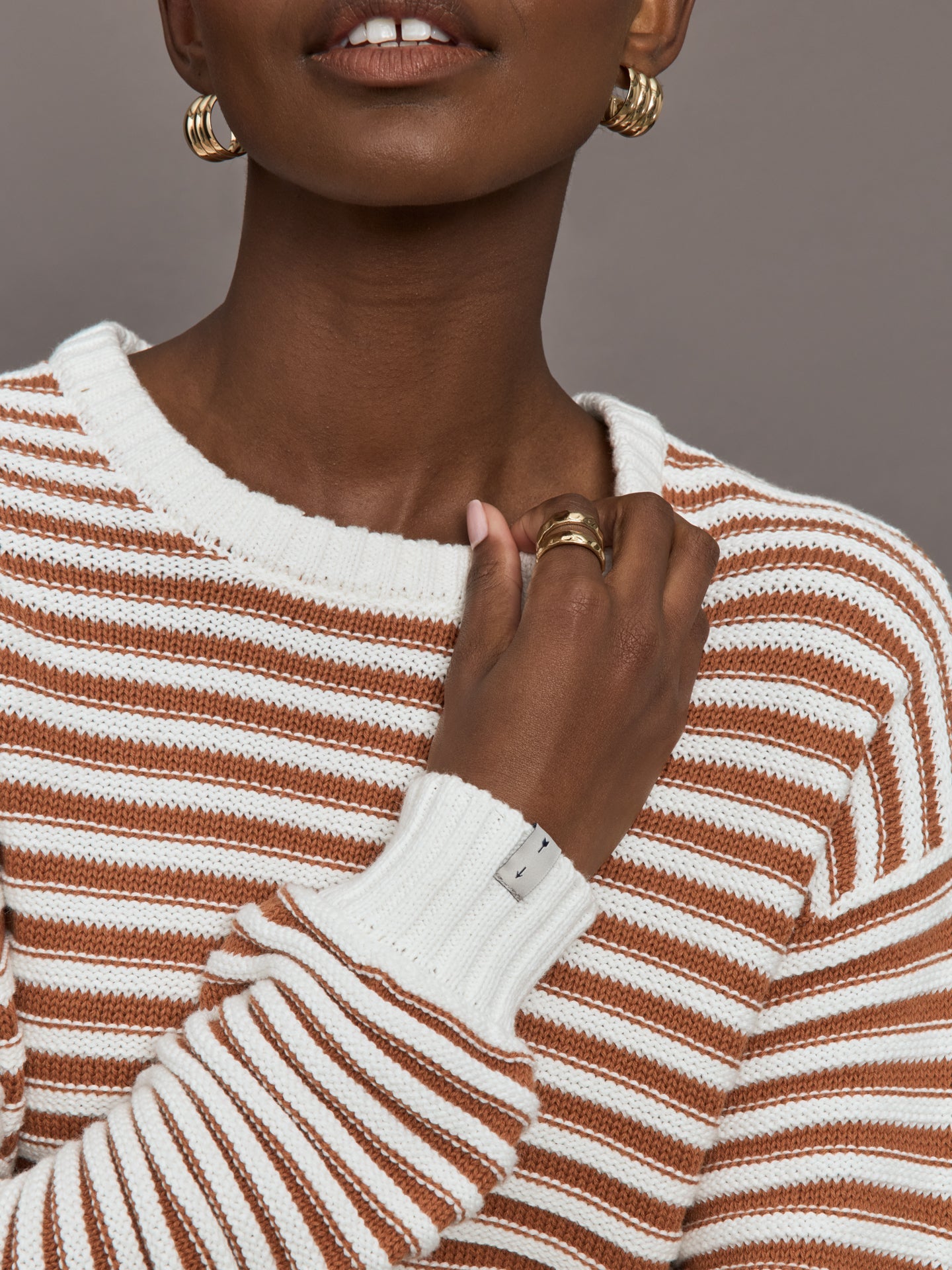 The Upside | Boo Knit Jumper | Stripe