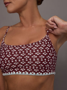 Firefly Hutton Scoop Bra | Floral