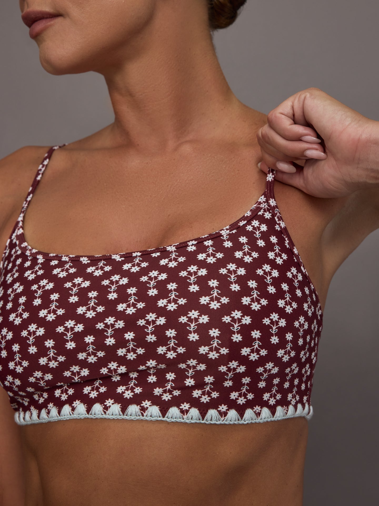 Firefly Hutton Scoop Bra | Floral