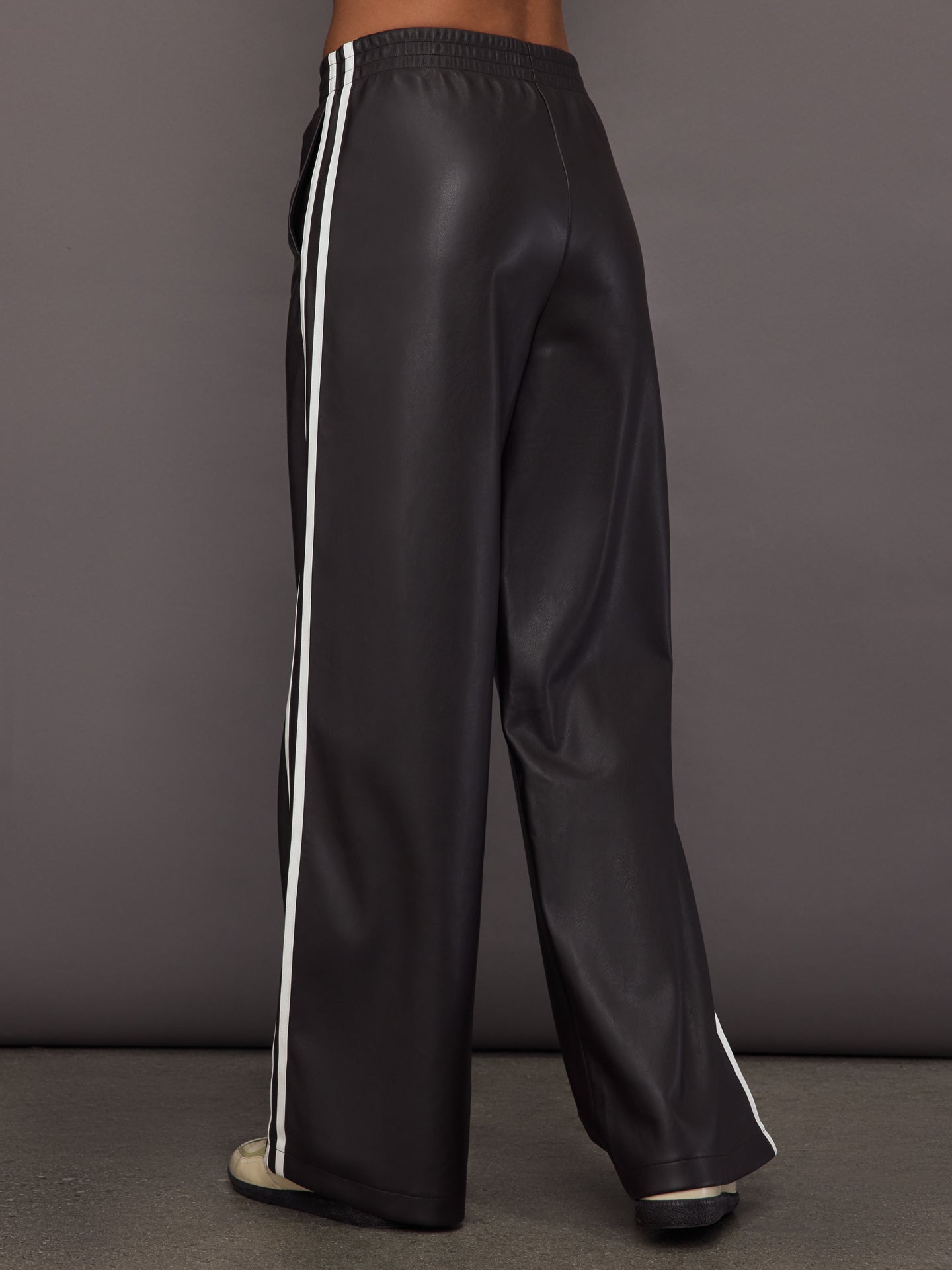 Vegan Leather Twilight Pant | Brown