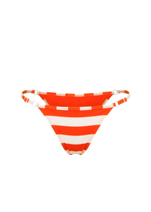 Lulu Bikini Bottom | Habanero / Brule Stripe