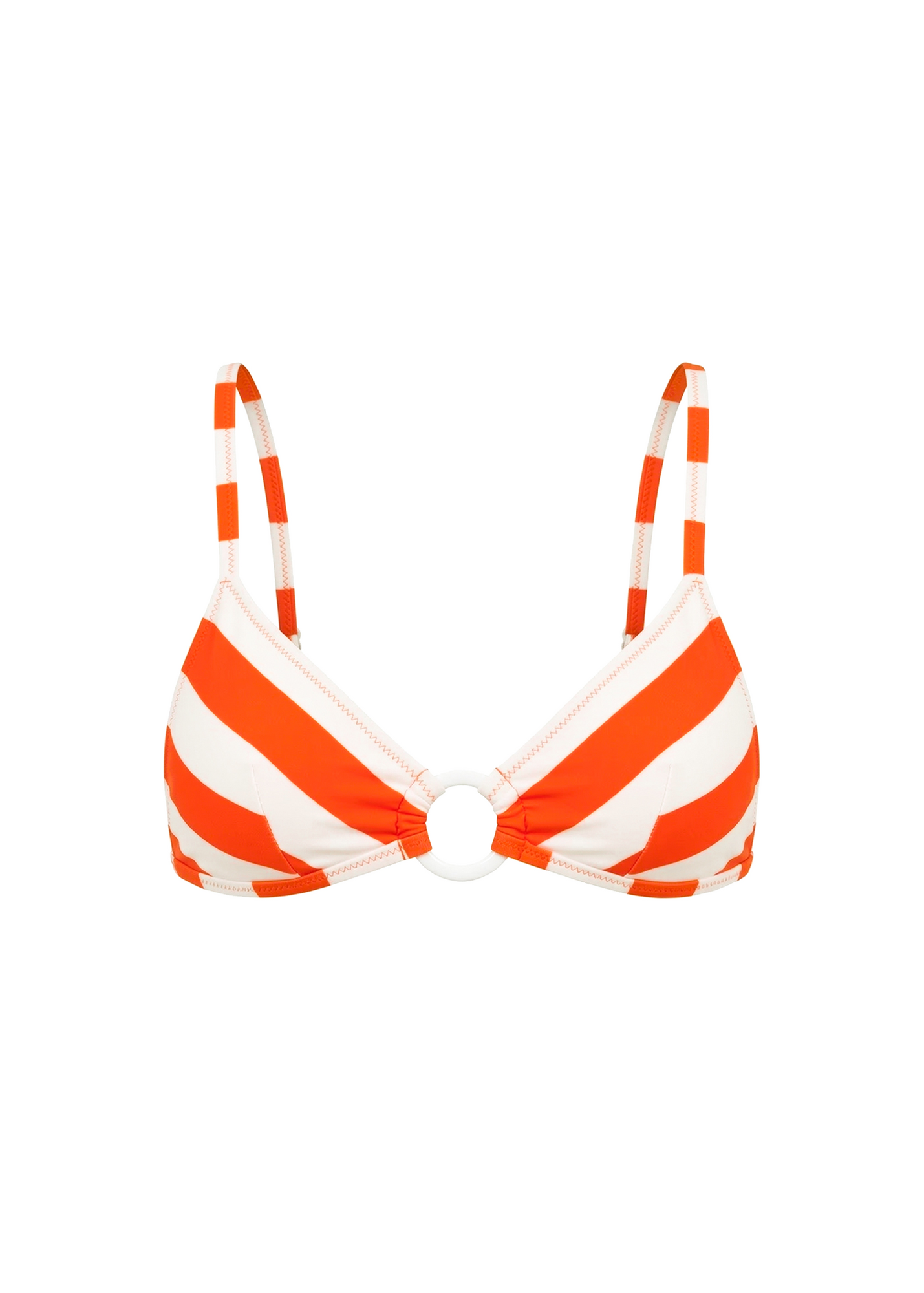 Gaia Bikini Top | Habanero / Brule Stripe