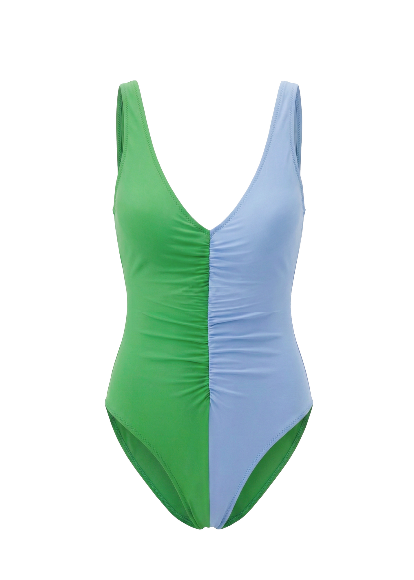 Lucia One Piece | Turtle Green / Blue Lagoon
