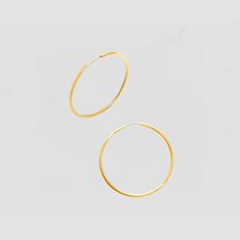 The Thin Mulberry Hoop Earrings | Gold