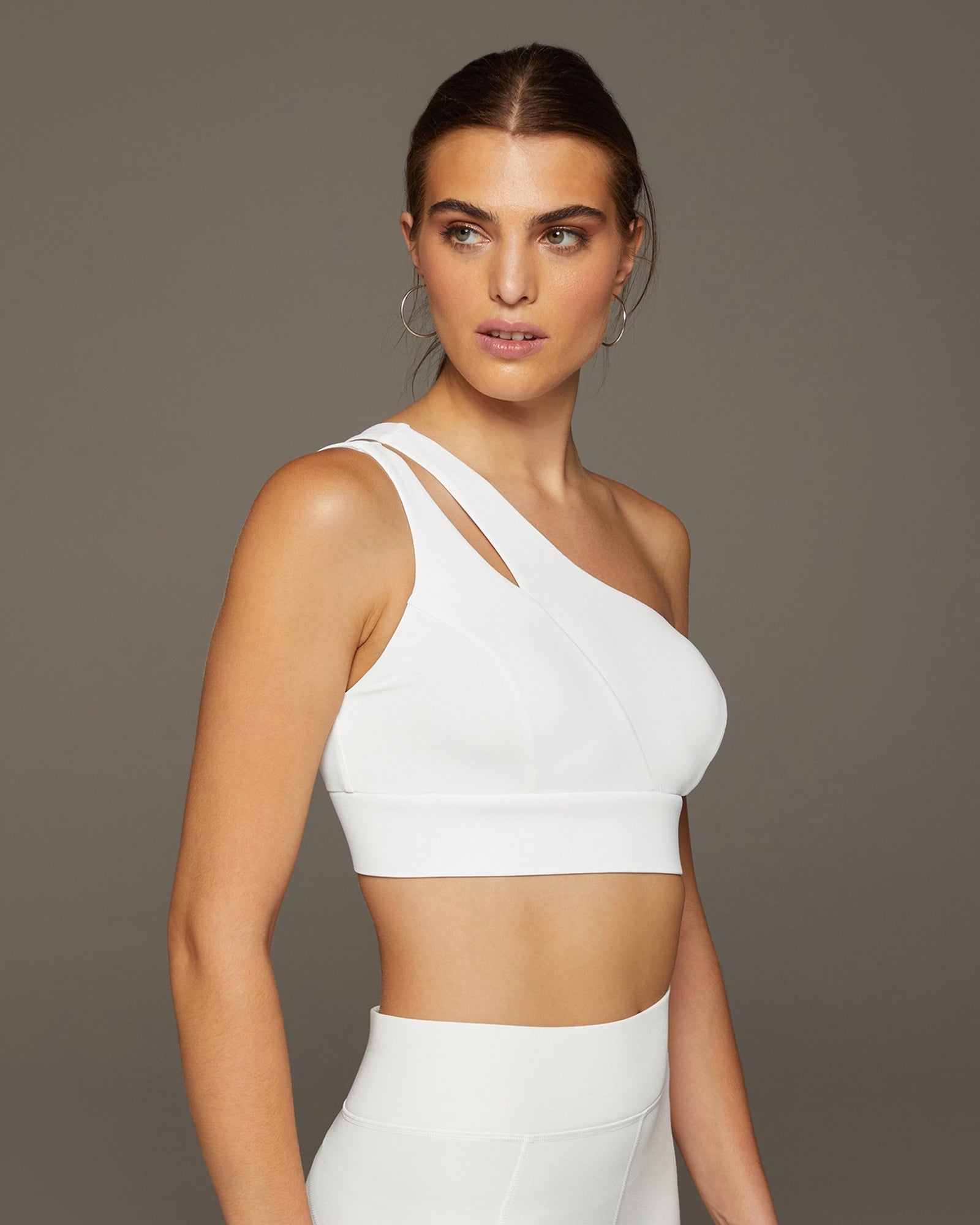Tigress Longline Bra | White