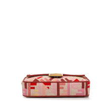Fendi | Pre-Owned Zucca Embroidered Baguette Satchel | Pink
