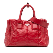 Prada | Pre-Owned Nappa Bomber Satchel | Red