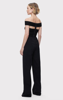 The Lila Jumpsuit | Metallic Black