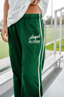 Angel All-Stars Wide Leg Sweatpants | Forest Green