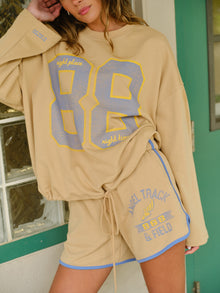 Angel Track & Field Crewneck | Vintage Latte