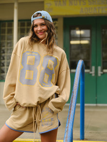 Angel Track & Field Crewneck | Vintage Latte