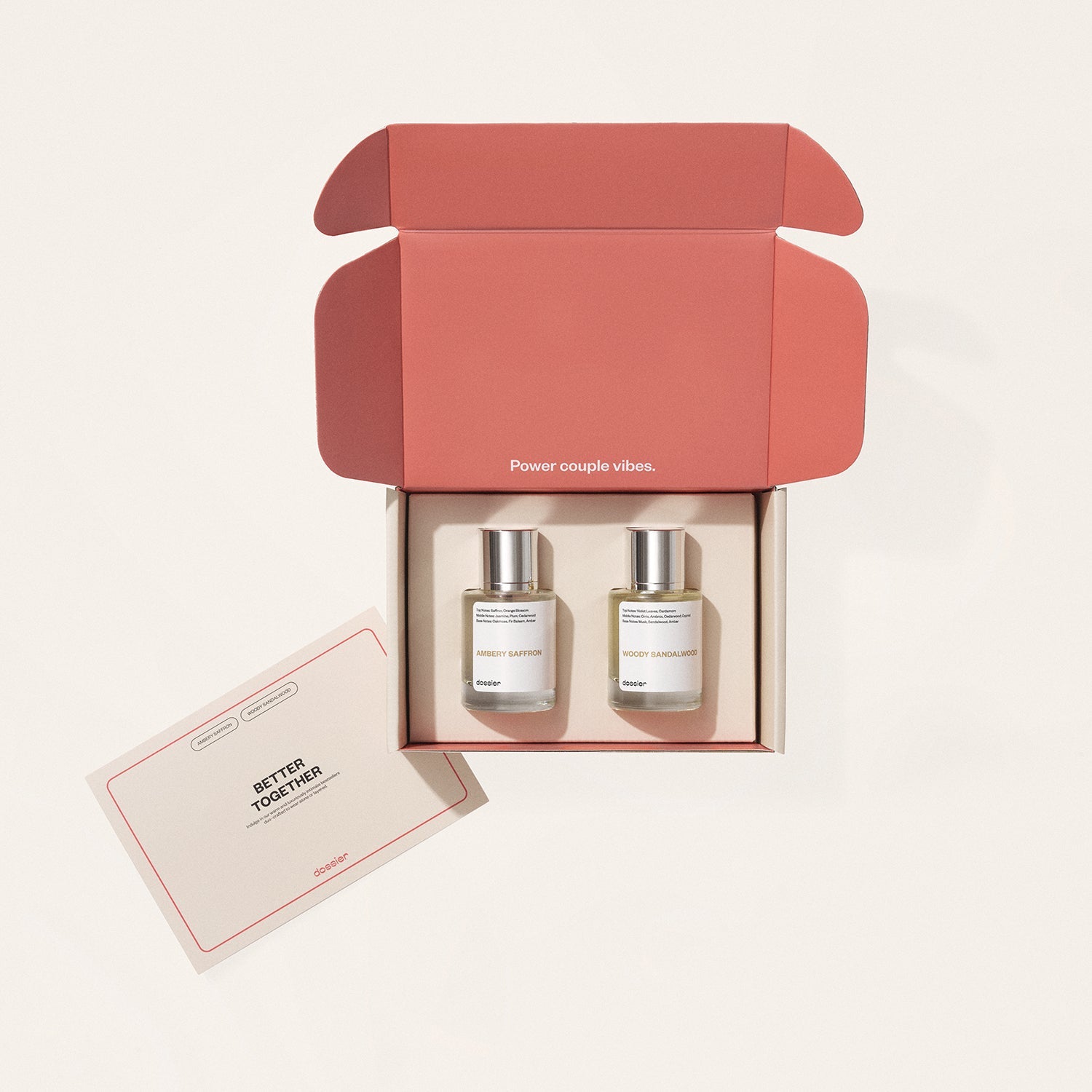 DuoSet | Ambery Saffron, Woody Sandalwood