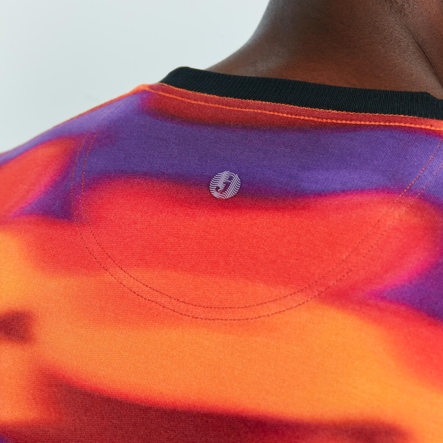 Modal French Terry Lounge Tee | Sunrise Blur