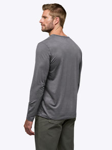 Mens | AO Forever Long Sleeve Tee | Classic-Fit PYCA Pro | Tornado