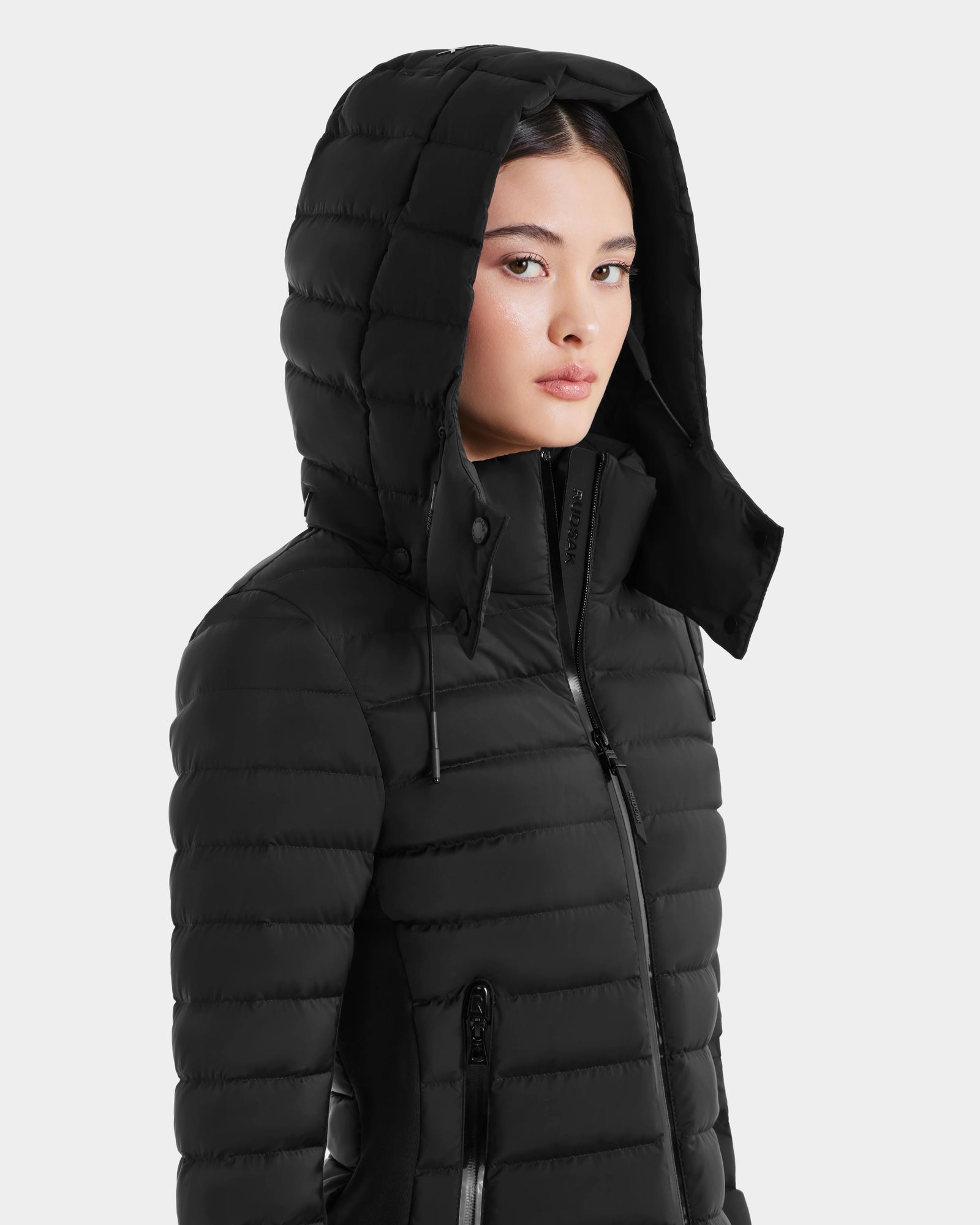 Women | MARYA M Hybrid Lightweight Down Jacket | Black