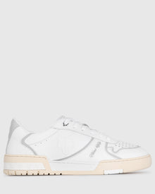 Mens | Transmission Leather Sneaker | White/Grey