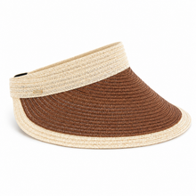Trixie Visor | Natural/Chocolate