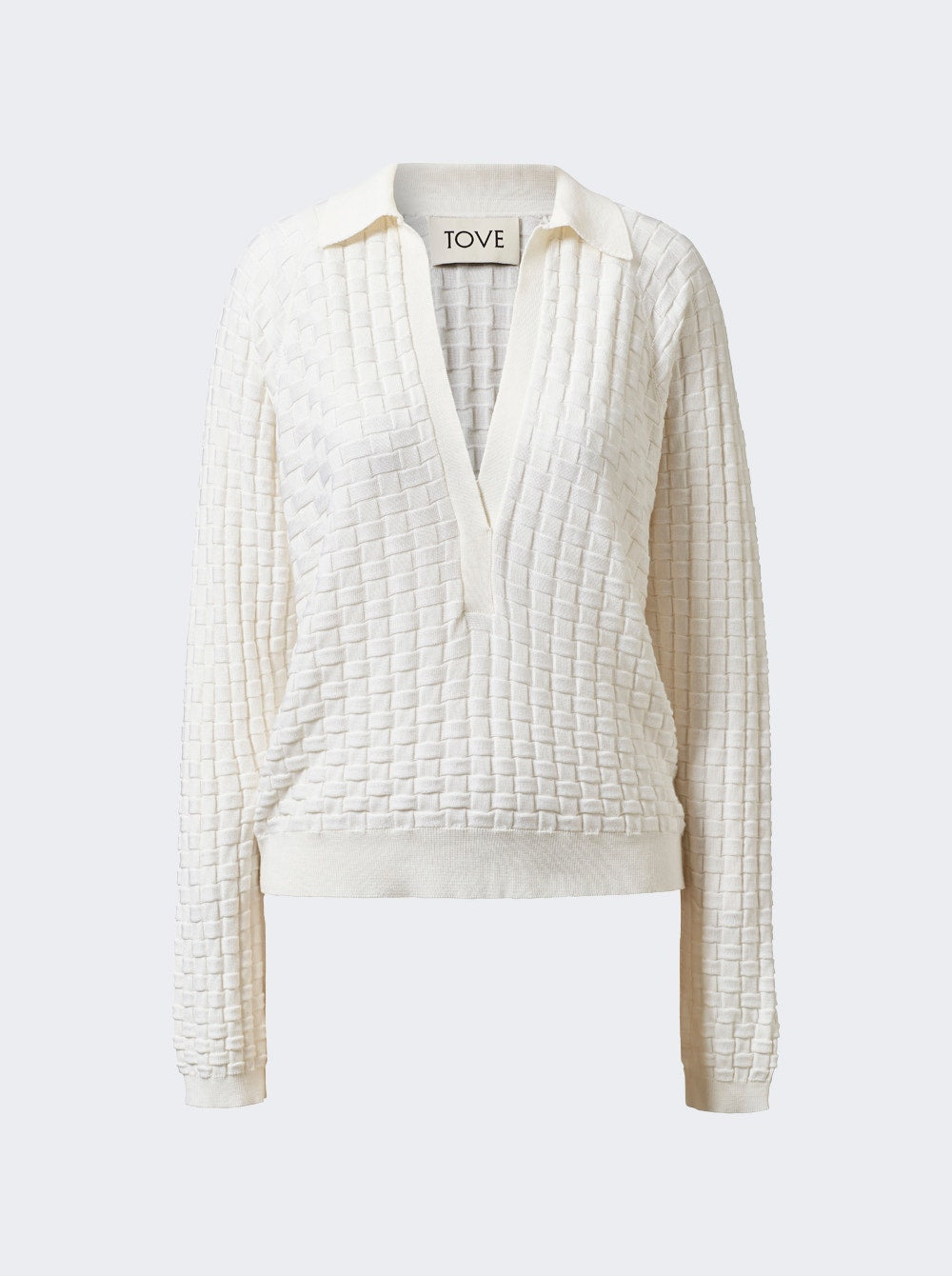 Women | TOVE | Juniper Knitted Top | White