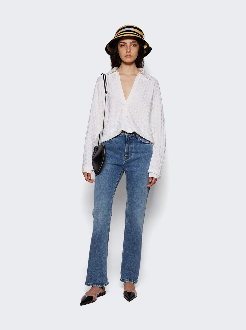 Women | TOVE | Juniper Knitted Top | White