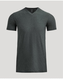 Tall Active V-Neck | Charcoal Heather Gray