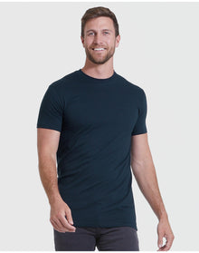 Tall Straight Hem Crew Neck T-Shirt | Navy