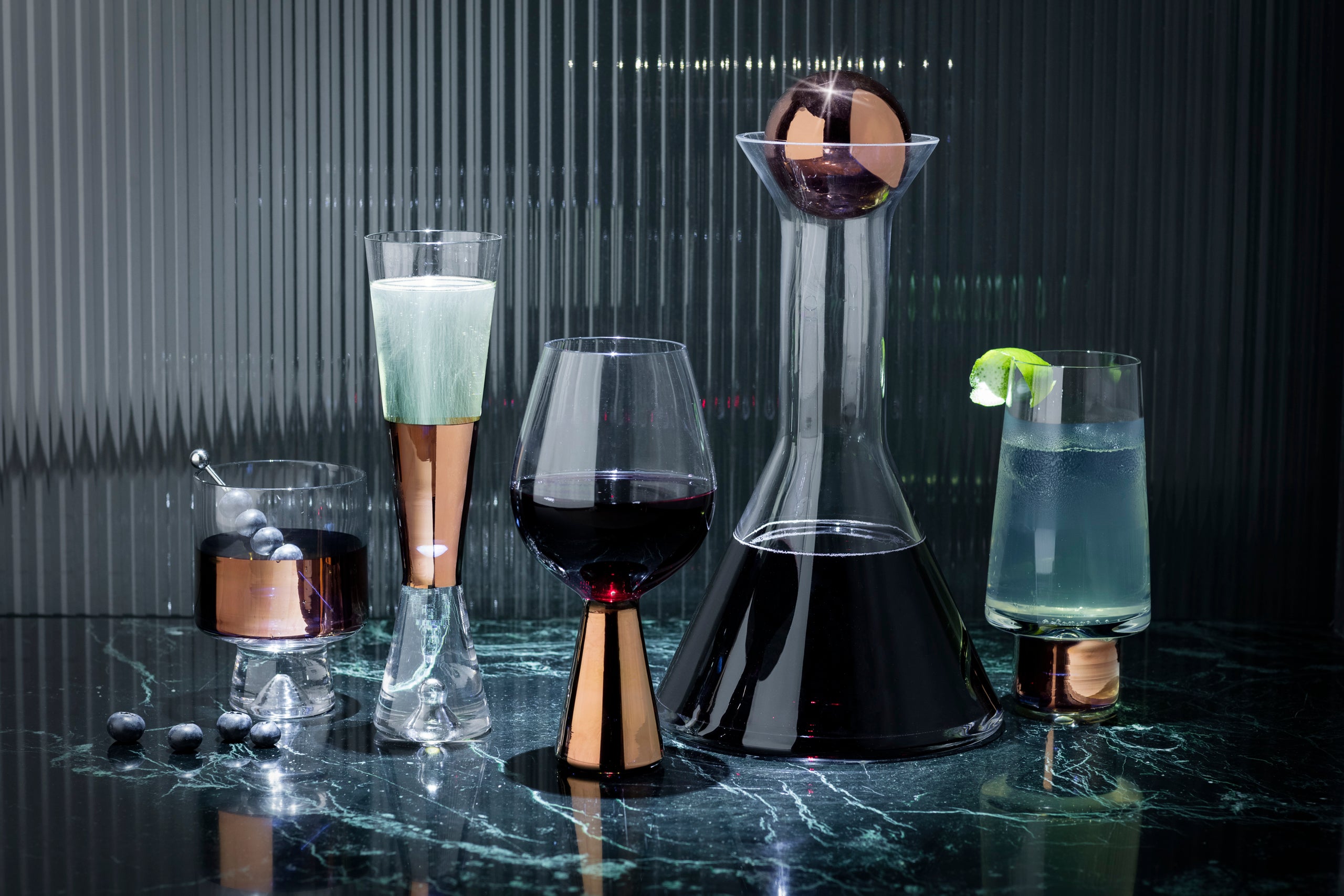 Tank Low Ball Glasses x 2 | Copper