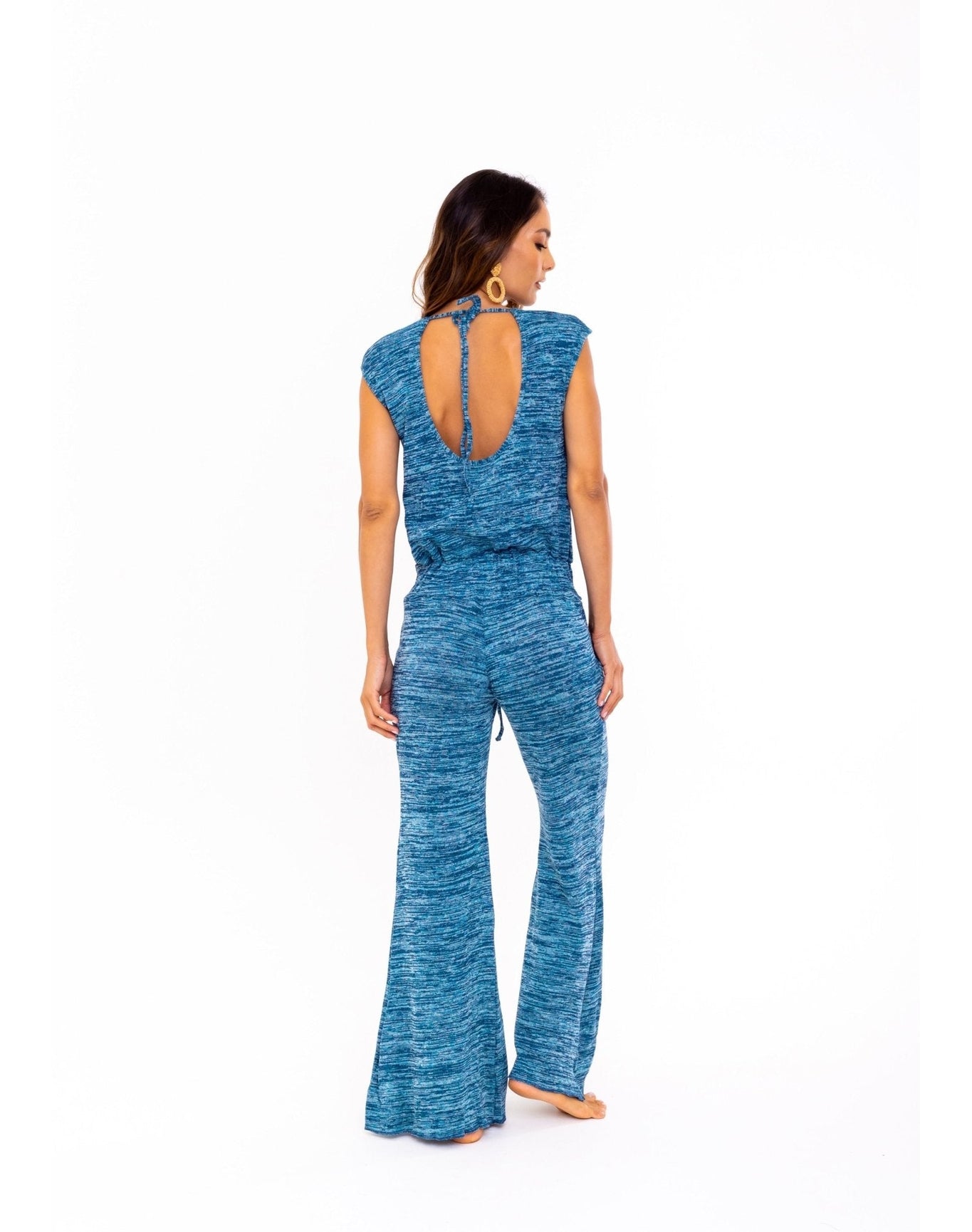 Tatiana Jersey Jumpsuit | Blue