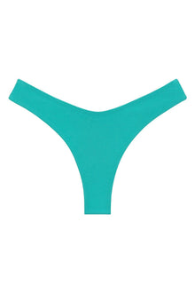 Lulu Zig Zag Stitch Bikini Bottom | Teal
