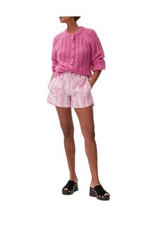 Tech Fabric Shorts | Dreamy Daze Phlox Pink