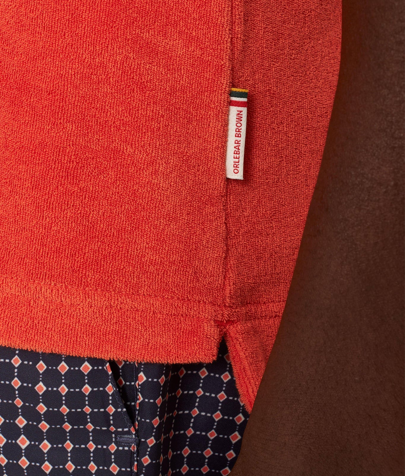 Terry Towelling Tailored Fit Organic Cotton Towelling Polo Shirt | Firestone