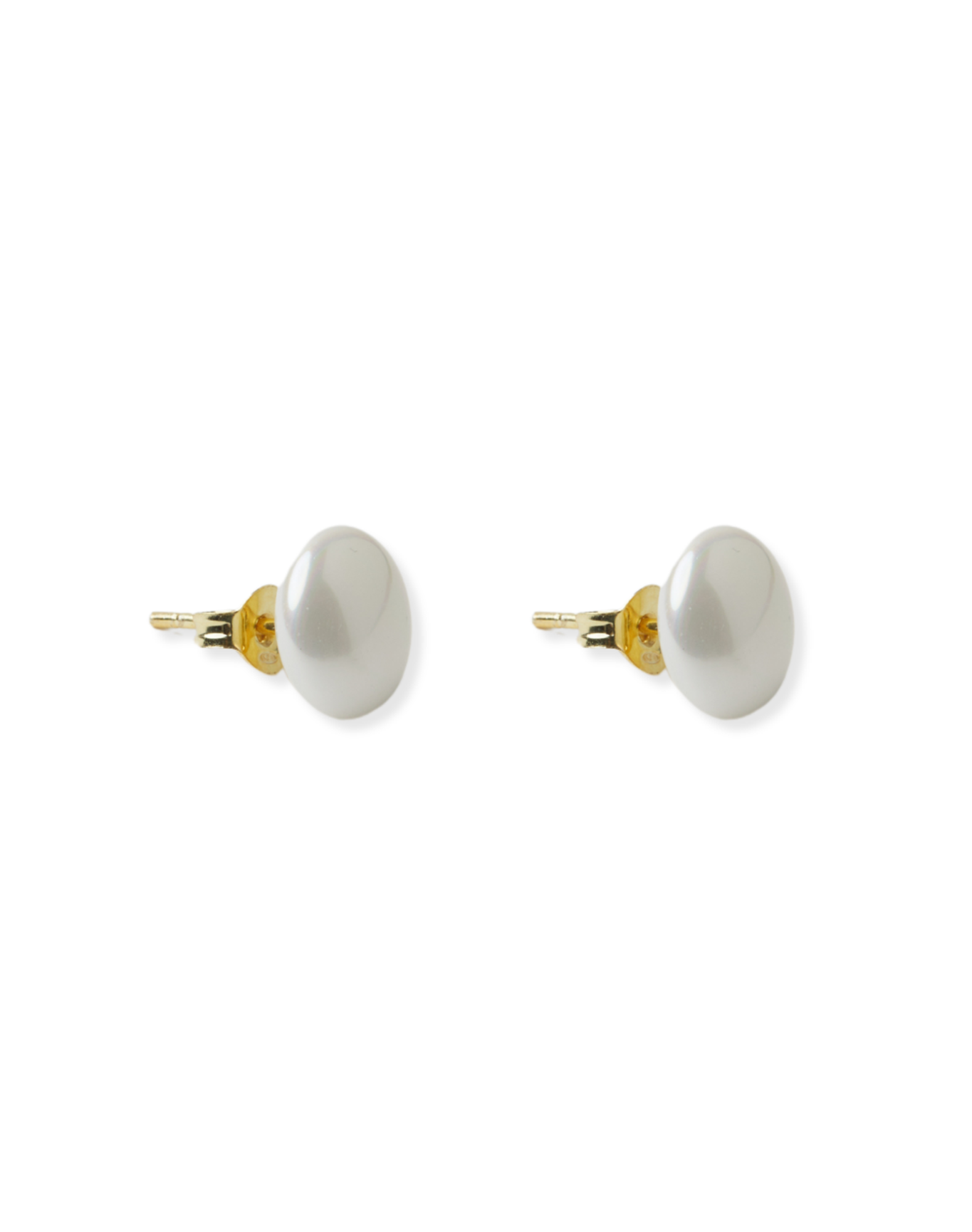 Tesa Pearl Stud Earrings | Gold Plated Sterling Silver